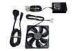 Kit Cooler 12x12cm Con Fuente Y Cable De 1.5m 0