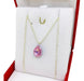 925 Sterling Silver Necklace with Drop Pendant 45cm - Model CD 133 2