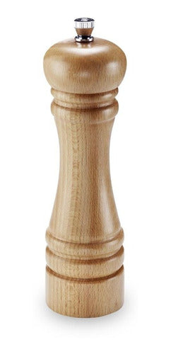 BZP Wooden Pepper Mill with Metal Gears 25 cm 2