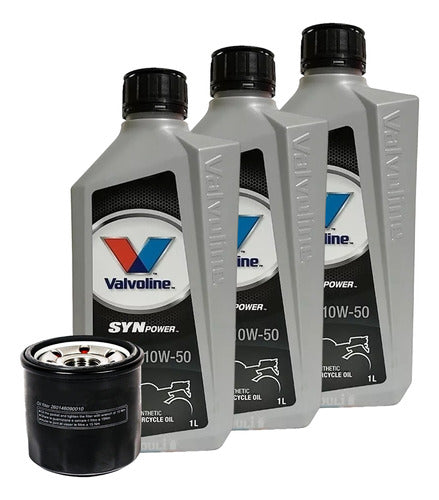 Mahle Kit Service Aceite Benelli Tnt 300 Trk 502 Valvoline 10W50 0