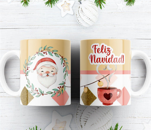 Plantillas Tazas Navidad Diseños Para Sublimar #tn14 7