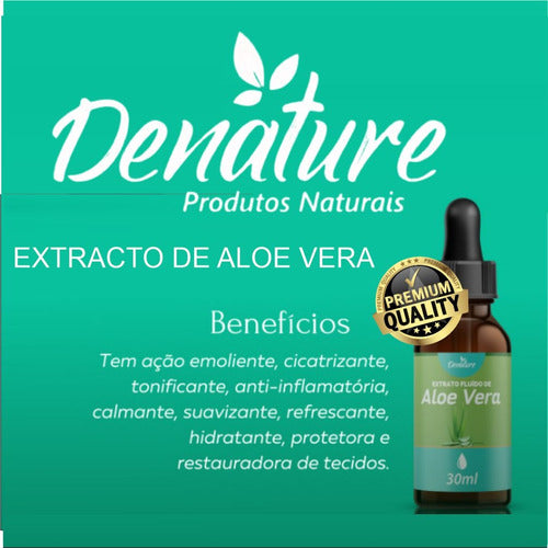 Denature Calmante Cicatrización Anestésico Aloe Vera 1