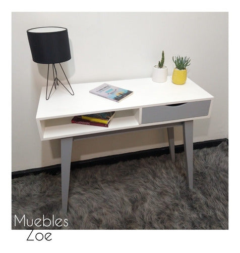 Muebles Zoe Nordic Scandinavian Desk 100x80x40 5