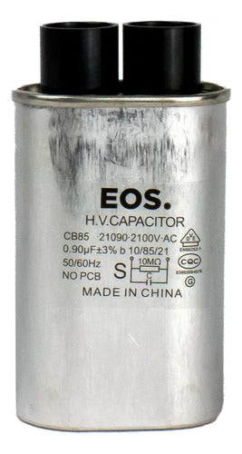 Capacitor Microondas 0,90µf 2100v + Fusível Cerâmico 20a 1