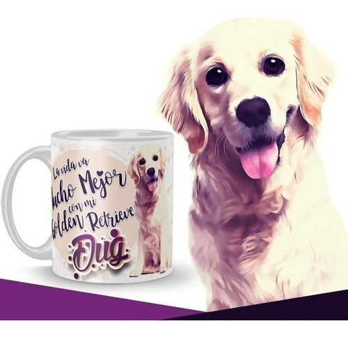 Plantillas Sublimación Tazas - Mascotas Perros Cachorros 4