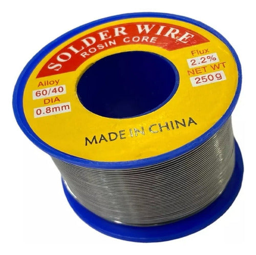 SOLDER WIRE Esta O En Rollo 60/40 0.8mm 250g 3