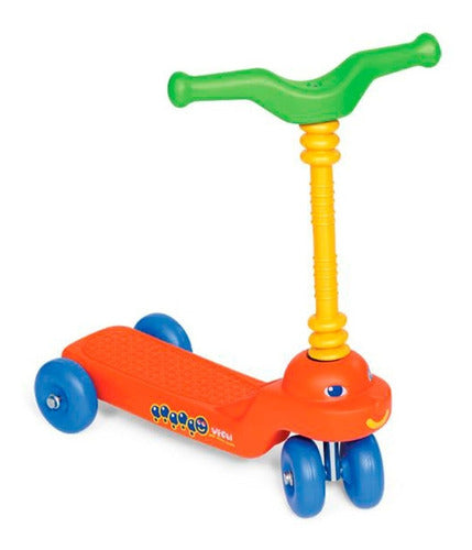 Vegui Colorful Plastic Scooter for Ages 3 to 8 with 4 Wheels 0