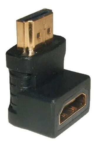 Nisuta HDMI Male to Female Adapter 90 Degrees NS-ADHD90 1