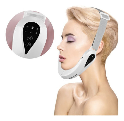 Massageador Facial Led Vibrando O Queixo De Queixo 0