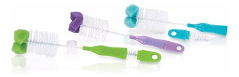 Nuby 2-in-1 Bottle and Nipple Brush 5