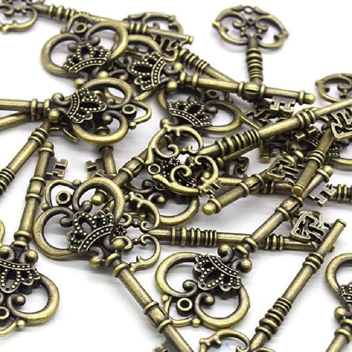 Salome Idea Vintage Skeleton Keys 20u XL (78-83mm) Bronze 5