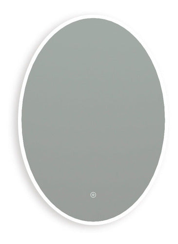 Gloa Oval Touch LED Mirror 70 X 50 Cm Modern Line 0