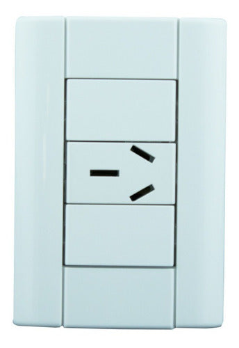 Jeluz Verona 2000 Light Switch with 20A Socket 0