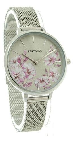 Tressa Bloom Woven Mesh Watch in Various Colors - Megatime 0