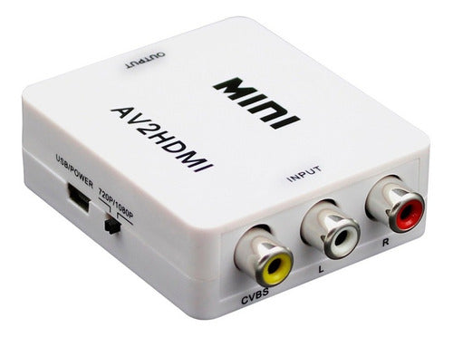 Premium+ AV RCA to HDMI Audio Converter Supports 1080p 0