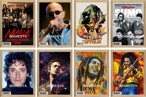 Luca Prodan Music Poster - Rectangular Art Print 2