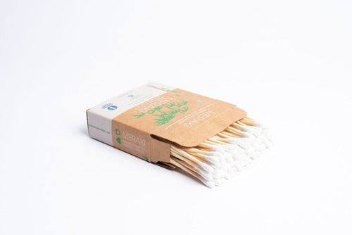 Bamboo Biodegradable Swabs Meraki Pack of 3 x 100 Ct - 300 Swabs 5