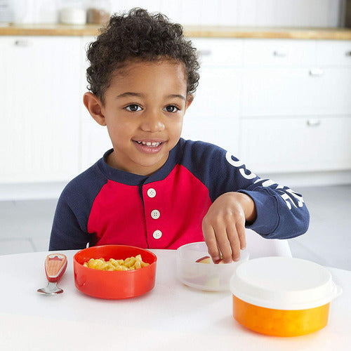 Bowls De Aprendizaje Con Antideslizante, Diseño Zorro Skip- 3