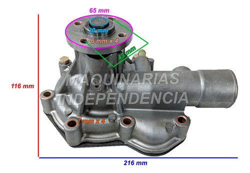 Mitsubishi Water Pump for Caterpillar Mitsubishi S4S Hisan Diesel 1