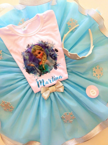 Chic.Tutu Frozen Birthday Tutu Set with Ribbon 4