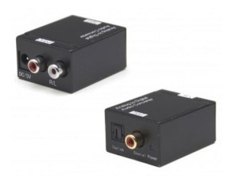 Digital Optical to RCA Audio Converter + Optical Cable 1