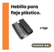 Rollo De Fleje Plástico Negro 13/16 + 2 K Precinto Ch - 1