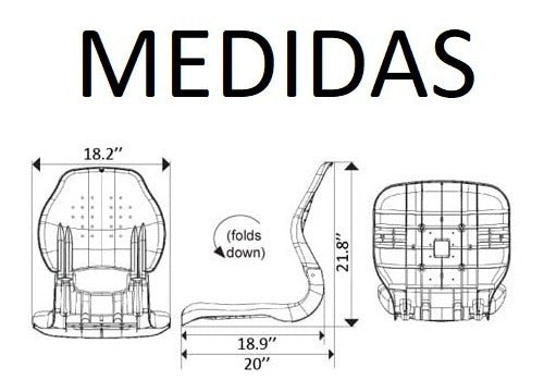 Butaca Asiento Respaldo Rebatible Lancha Bote Nautica 1