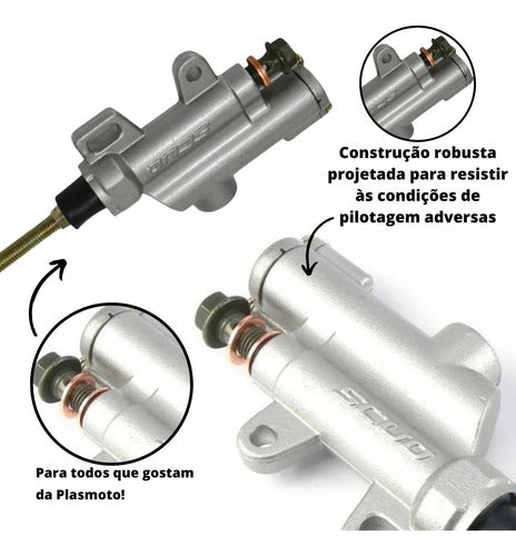 Cilindro Mestre Freio Traseiro Titan 150 09 Até 13 Scud 2