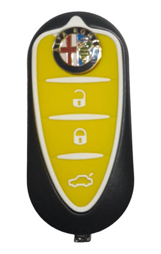 Alfa Romeo Car Key Flip Key Case Mito Giulietta Yellow 0