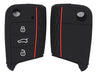 Silicone Key Cover for VW MK7 GTI Virtus Golf Polo Vento Black 0