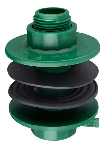 IPS Adaptador De Tanque 40 Termofusion Verde Agua 1