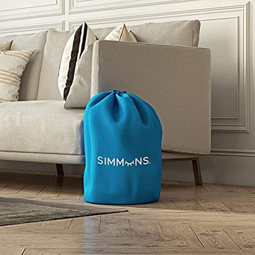 Simmons Colchón Rest Air Bed, Tamaño Queen De 17 , Azul 3