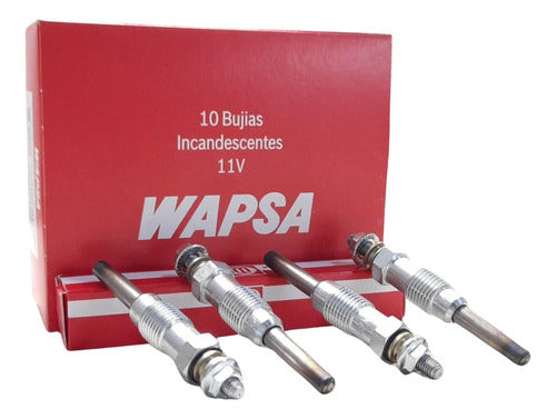 Wapsa 4 Glow Plugs Peugeot 405 Diesel 039 0