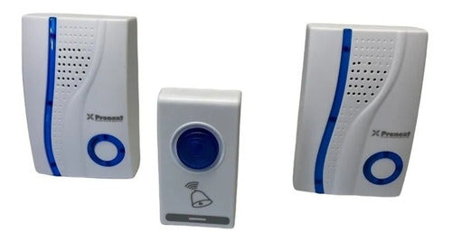 Weatherproof Dual Indoor Wireless Doorbell with 36 Melodies 1