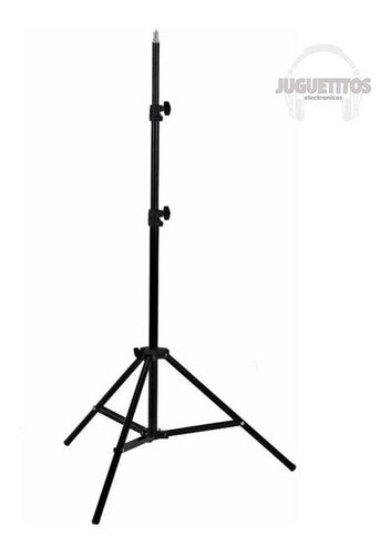 Aluminum Extendable Tripod up to 210 cm with Phone Holder 1