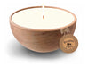 Bougies Déco Aromatic Soy Candles X25 U. Wooden Bowl 7cm Vanilla/Coconut 3