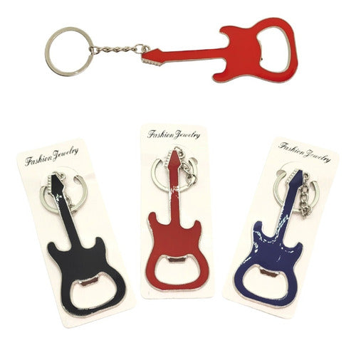 Nail Vinyl's Guitar Keychain Bottle Opener - Pack of 25 0