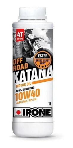 Ipone Aceite Sintético Moto Off Road Katana 10W40 Top Racing 0