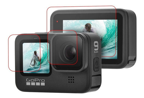 Shoot Vidrio Templado Protección Gopro Hero 9 10 Black 2