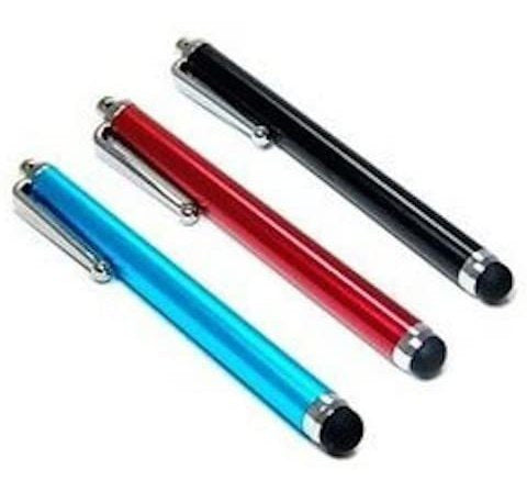 BlastCase 3 Pack Capacitive Stylus Pens - Blue, Red, Black 0