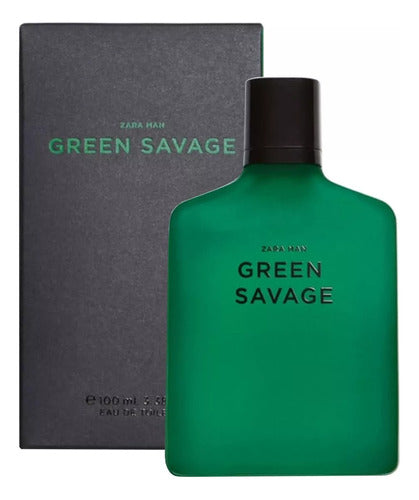 Zara Man Green Savage Edt 100ml - Fragancia Hombre 0