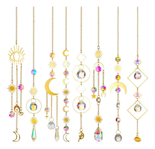 Que Regalo Golden Crystal Sun Catcher 0