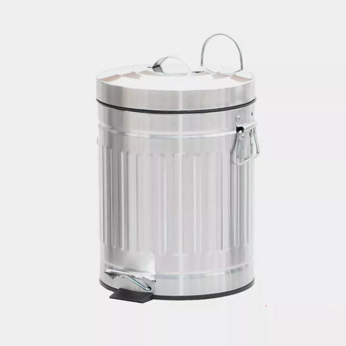 DyP Accesorios Vintage Style Galvanized Iron Pedal Bin 5 Liters 0