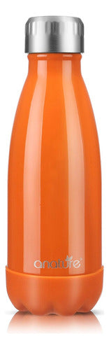 Anature Stainless Steel Water Bottle 9 Oz Orange 1