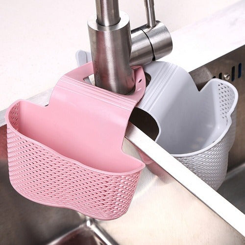 Hanging Sponge Organizer for Sink Faucet Drainer 6