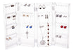 Choice Fun Foldable 4-Panel Jewelry Screen Hanger Organizer Earrings Necklace Chains Display Stands 0