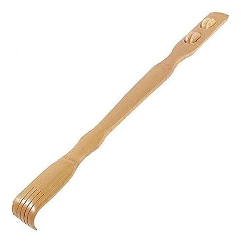 Bamboo Hand Back Scratcher Massager 0