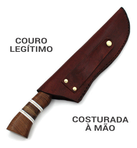 Faca Picanheira Para Churrasco 10'' , Aço Inox Cirúrgico 4