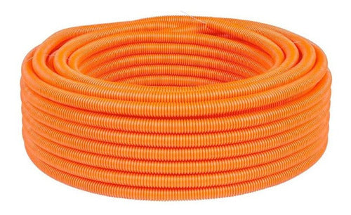 Flexible Orange Corrugated Pipe 7/8 0