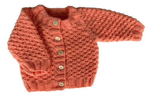 Pío Pío Hand-Knitted Baby Sweater 3 to 6 Months 0